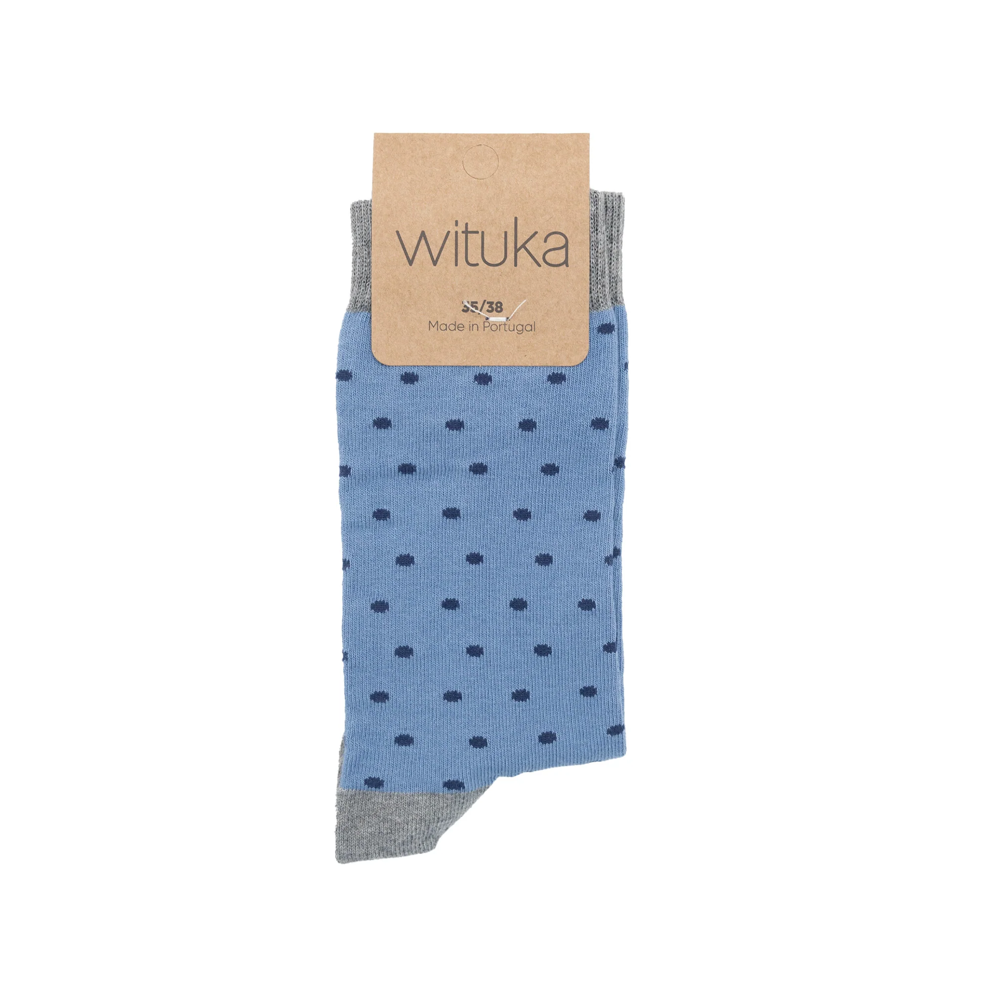 Socks Blue Dots - Image 3