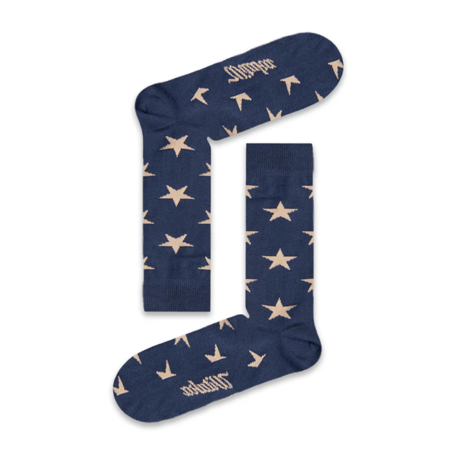 Socks Blue Stars - Image 2